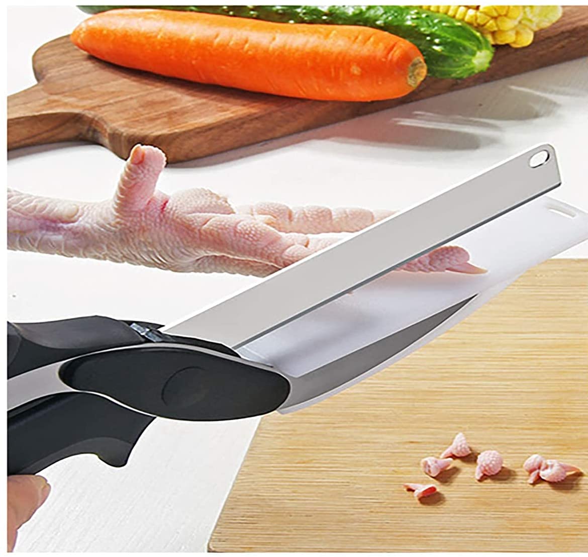 Clever Cutter Food Cutter with Cutting Board Built-in-Use for Picnic, Camping and Kitchen - Image 5