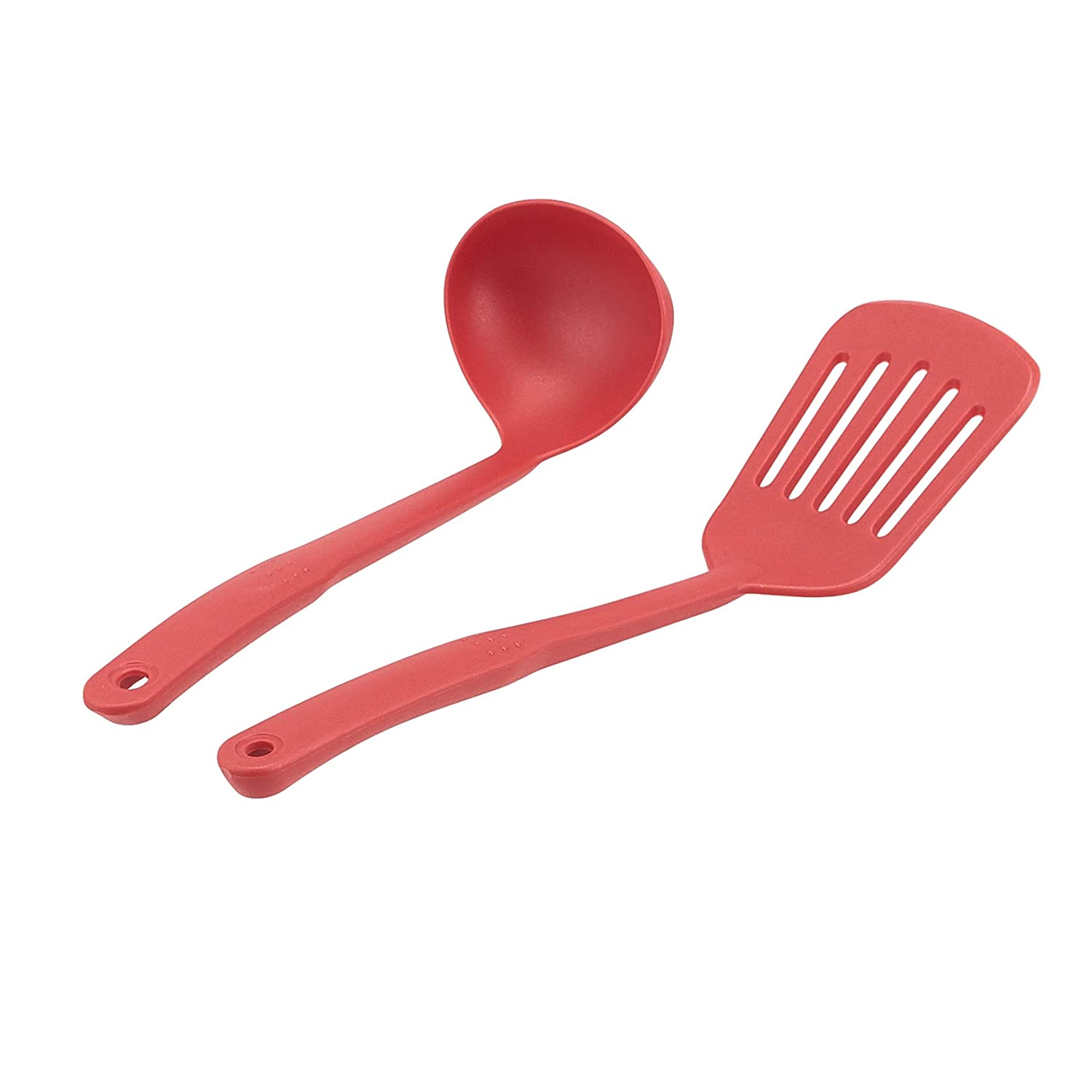 Basics Hard Anodized Non-Stick 12-Piece Cookware Set, Red - Pots, Pans and Utensils - Image 8