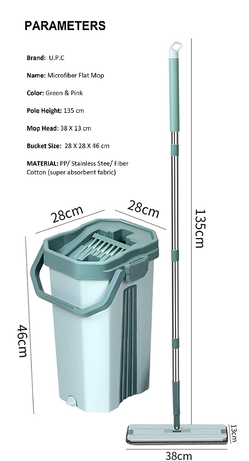 Flat Mop System 360° Flexible Head (38X12.5 cm) - Image 4