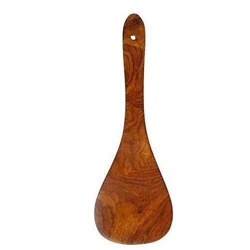 Dime Store Wooden Serving and Cooking Spoons Set Kitchen Organizer Items Kitchen Accessories Items (Set of 7, Sheesham) - Image 2