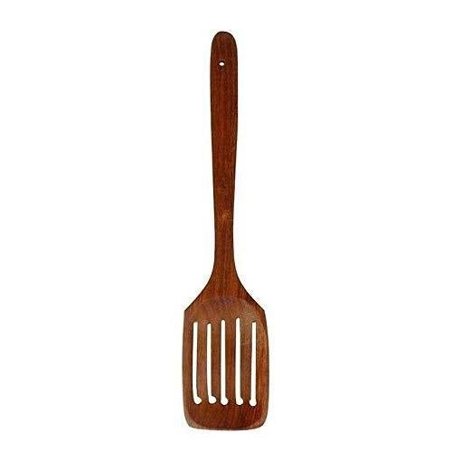 Dime Store Wooden Serving and Cooking Spoons Set Kitchen Organizer Items Kitchen Accessories Items (Set of 7, Sheesham) - Image 6
