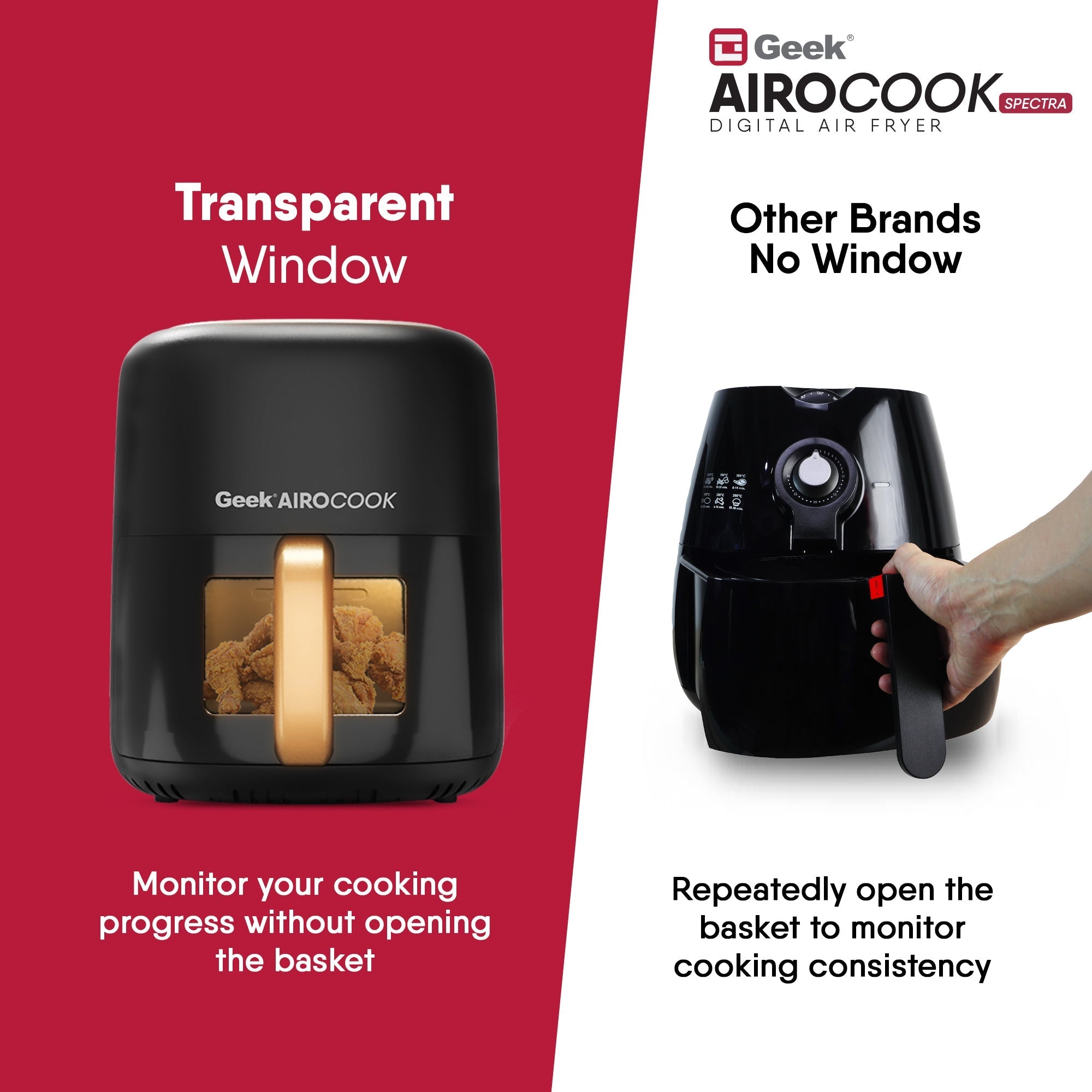 Airocook Spectra 5.5L Digital Air Fryer - Image 5
