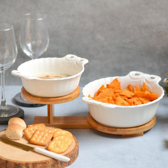 Bowl Set With Stand