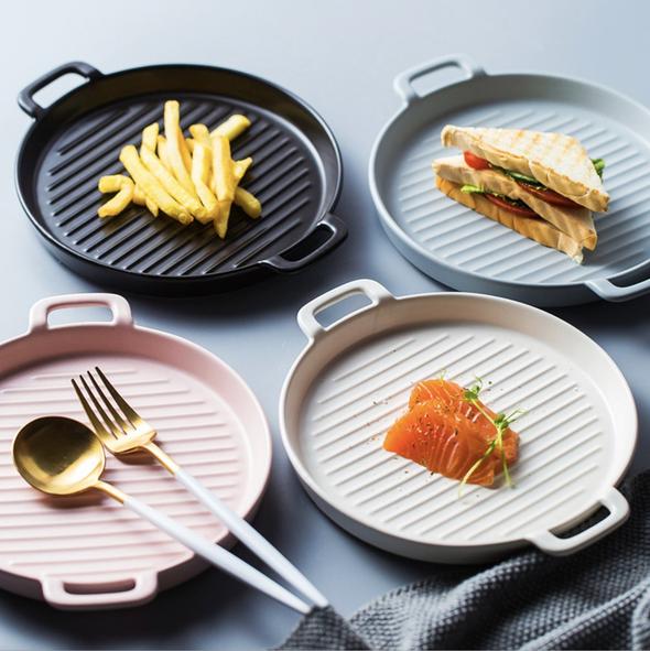 White Round Baking Plate